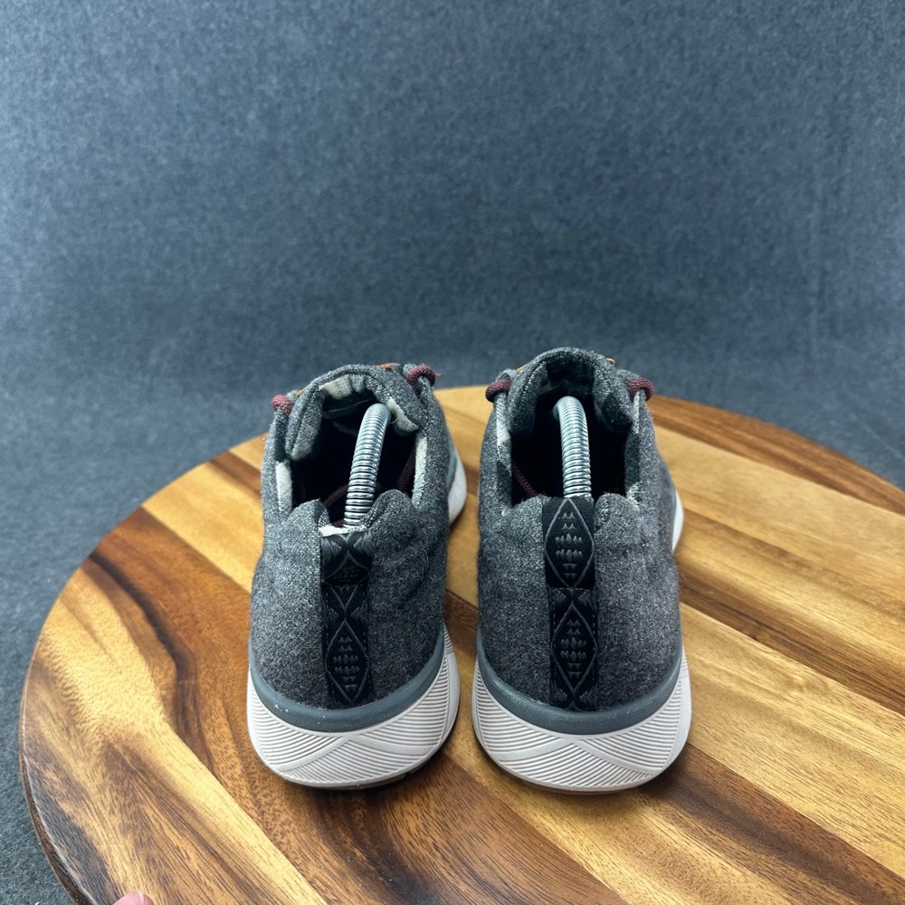 Pendleton Mens Wool Blend Low Top Sneakers Charcoal Grey PMF19L06-034 Size 8.5 - Picture 7 of 12